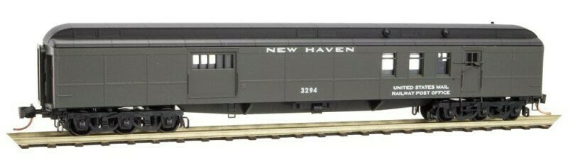 N Scale 70&#39; Heavyweight Mail Baggage - New Haven #3294