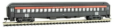N Scale 78&#39; Heavyweight Single Window Coach New Haven -#6818