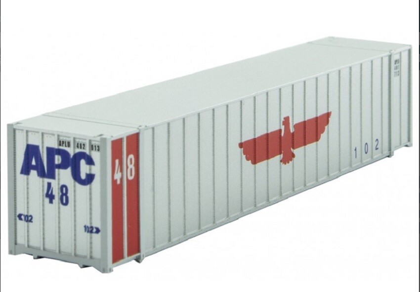 N Scale 48' Rib Side Container #APC #481713