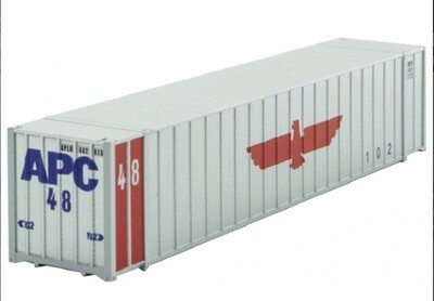 N Scale 48&#39; Rib Side Container #APC #481713