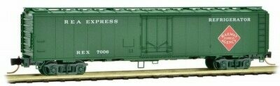 N Scale Riveted Steel Express Reefer - Plug Door   REA #REX 7006