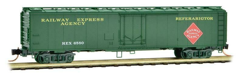 N Scale Riveted Steel Express Reefer - Plug Door REA #REX 6580