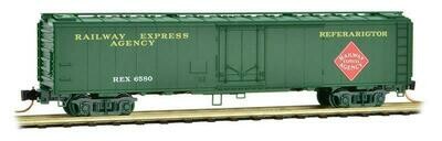N Scale Riveted Steel Express Reefer - Plug Door   REA #REX 6580