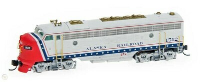 N Scale Intermountain EMD FP7A Diesel - Alaska Railroad &#39;Bicentennial #1512