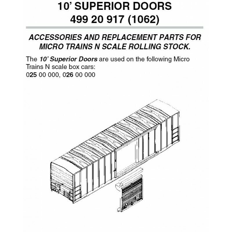 &#39;N&#39; 10&#39; Superior Door (10 pk)