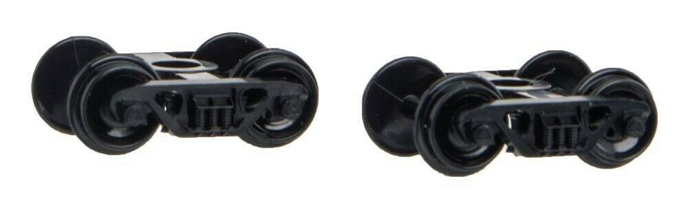 &#39;N&#39; 100T Barber Roller Bearing Trucks w/o Coupler 36&quot; Wheels
