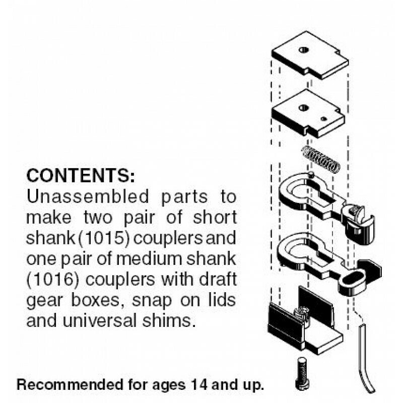 &#39;N&#39; Unassembled RDA body mount couplers 3pr
