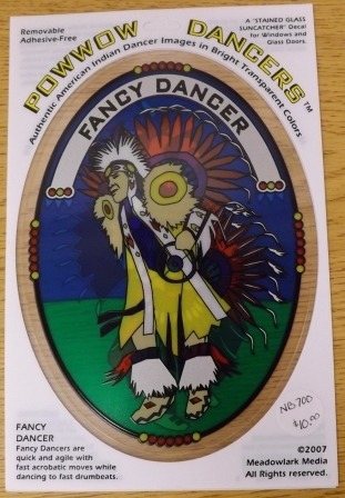 Fancy Dancer Window Decal