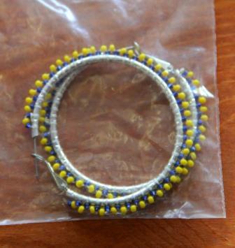 Beaded Hoop Earrings