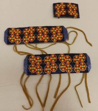 Beaded Hair Ties (Set of 3)