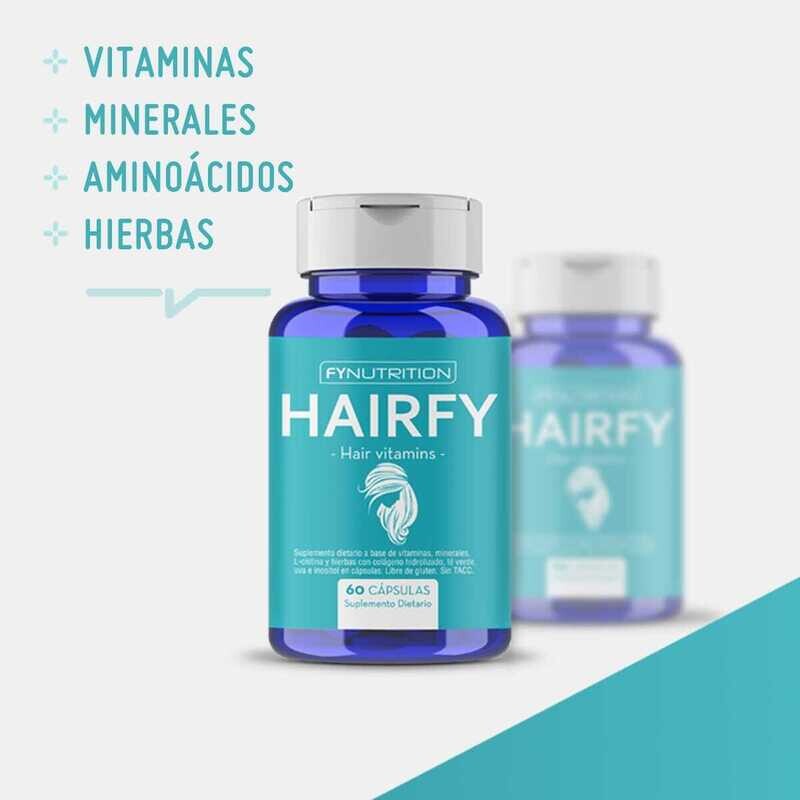 VITAMINAS PARA EL CABELLO.HAIRFY  ×60cap.