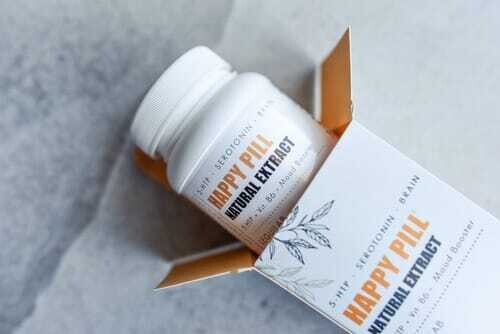 TRIPTOFANO 5Htp + Vitamina B6 HAPPY PILL Serotonina ×60cap.