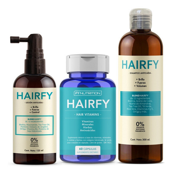 VITAMINAS PARA EL CABELLO.HAIRFY  ×60cap.