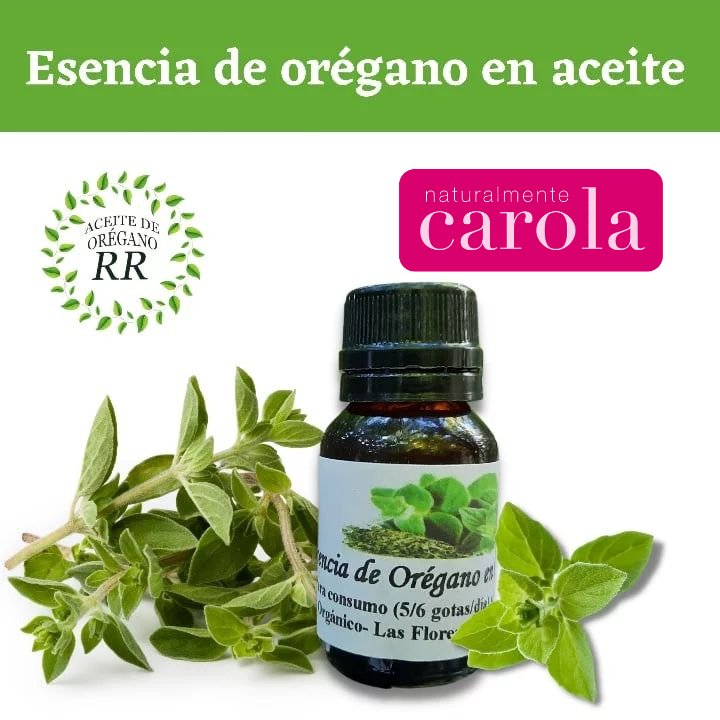 ACEITE ESENCIAL DE OREGANO 100,% ORAGANICO. 30ML. 70% Carvacol