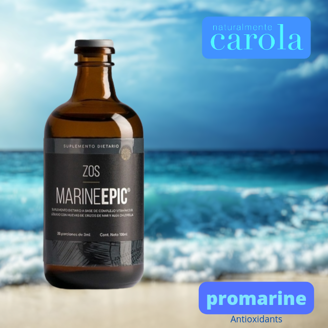MARINE EPIC suplemento de huevas de erizo de mar y algas chlorella (clorofila +complejo Vit.) 100ml