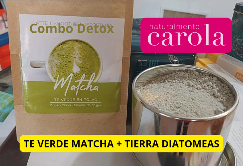 TE VERDE MATCHA 50gr + TIERRA DiATOMEAS 100gr