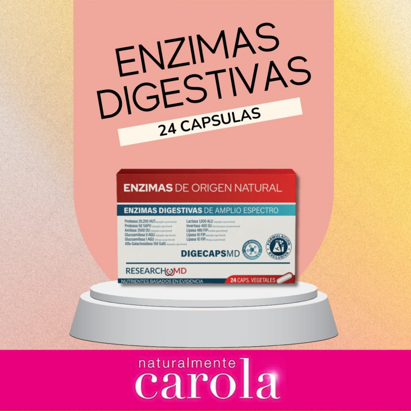 ENZIMAS DIGESTIVAS X24Caps.