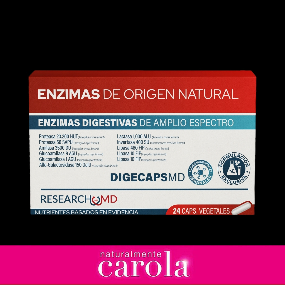 ENZIMAS DIGESTIVAS X24Caps.