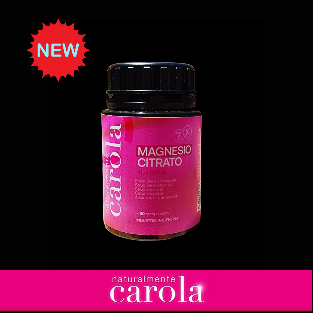 MAGNESIO  CITRATO 500mg + L-LISINA 250mg x60comp.