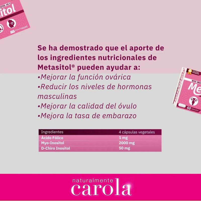 METASITOL MUJER 60comp.