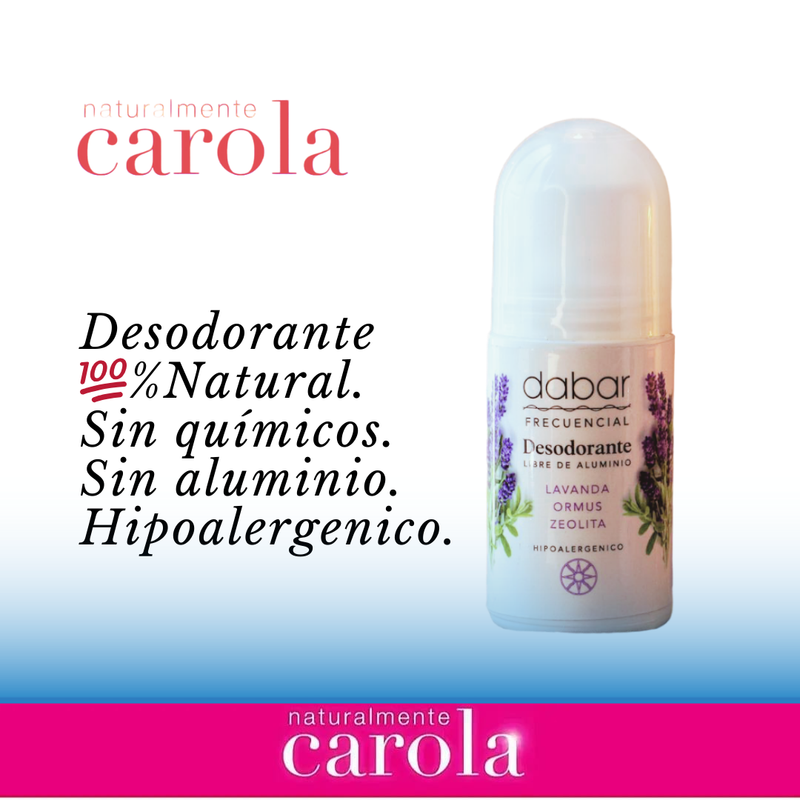 DESODORANTE LIBRE DE ALUMINIO. Lavanda