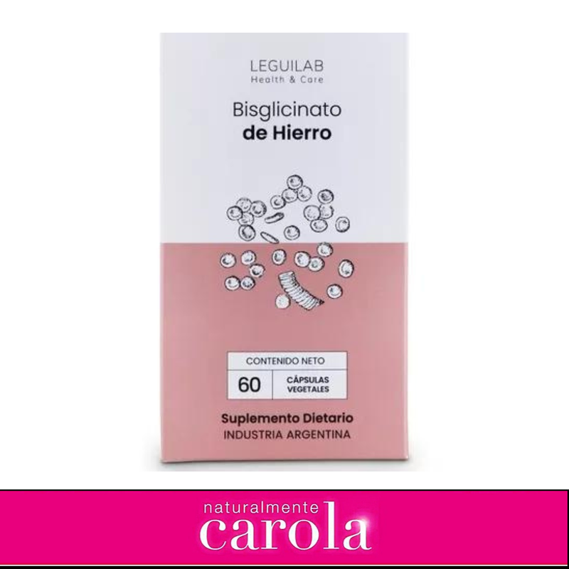 BISGLICINATO DE HIERRO 60capsulas