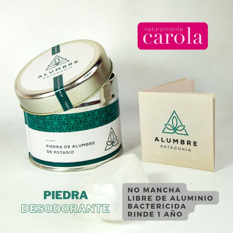 DESODORANTE PIEDRA ALUMBRE POTASIO