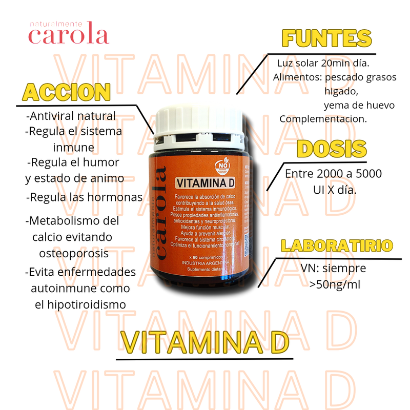 VITAMINA D3 x 60comp