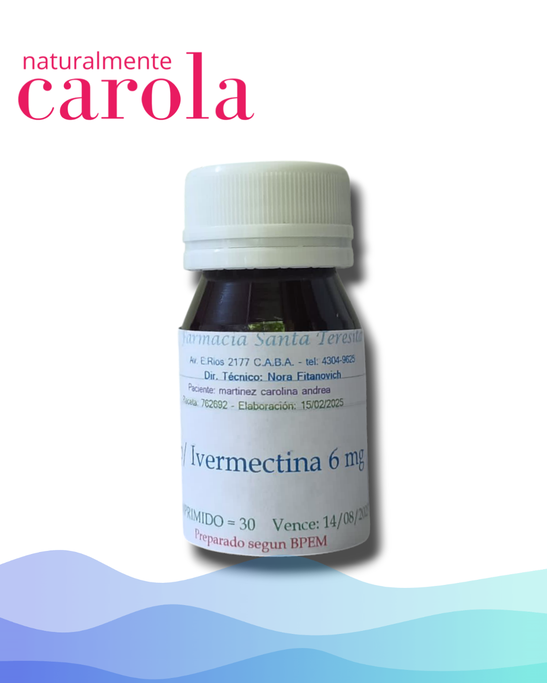 ivermectina 6mgr. x 30 comp.
