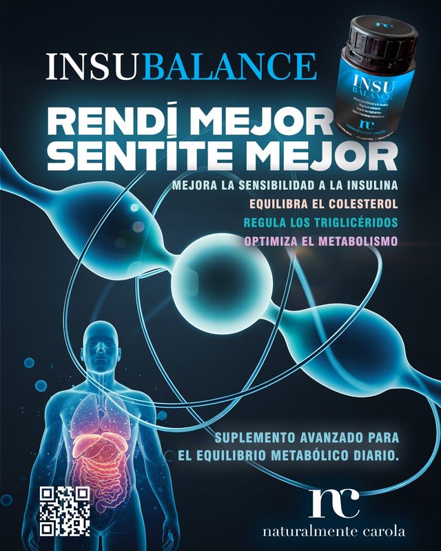 INSUBALANCE para control de glucemia, triglicerios y mejora del metabolismo.