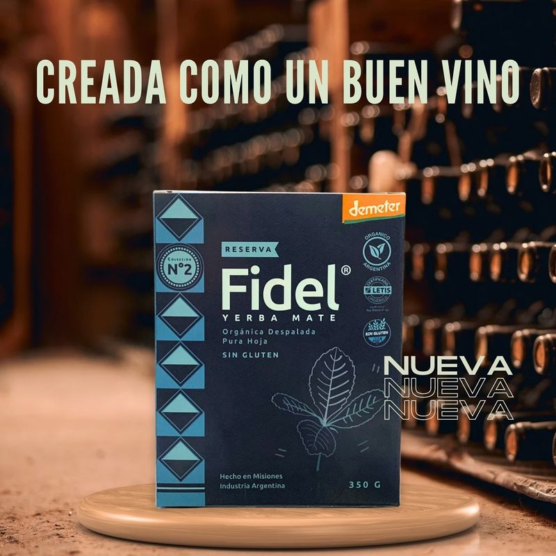 YERBA MATE RESERVA ORGÁNICA biodinámica hoja pura.