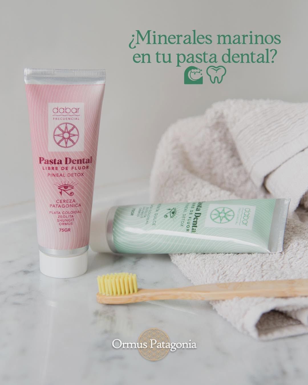 Pasta Dental sin fluor sabor cereza 75 gr.Dabar