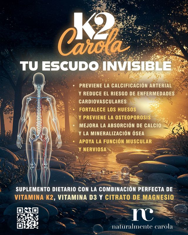 Vitamina K2 D3 CITRATO DE MAGNESIO de NaturalmenteCarola