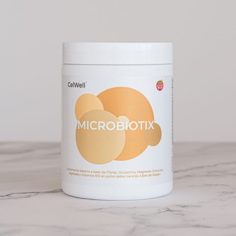 Microbiotix suplemento para mejorar la microbiota.