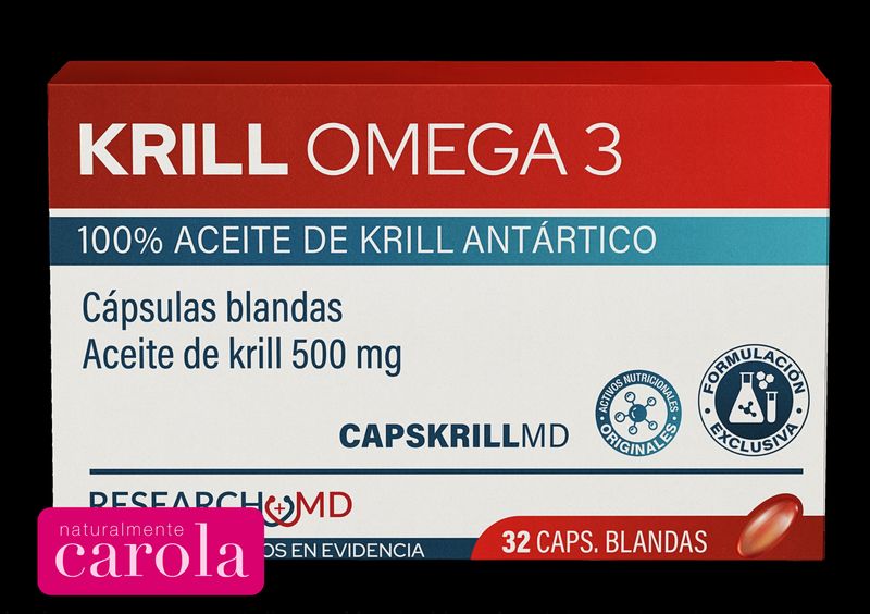 ACEITE DE KRILL ANTARTICO OMEGA 3 PURO 500mg. 32capsulas ACEITE DE KRILL ANTARTICO OMEGA 3 PURO 500mg. 32capsulas