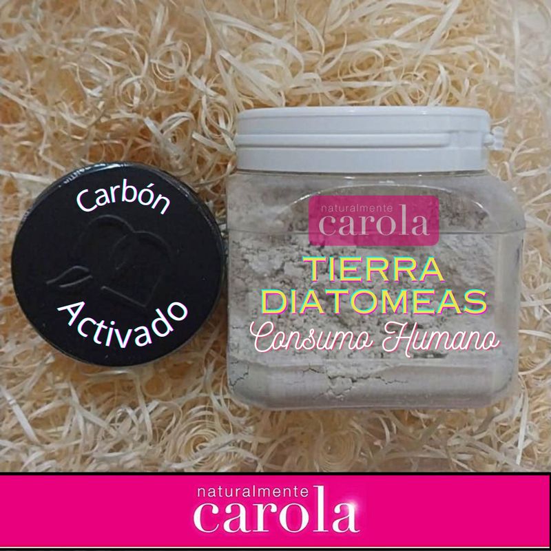 CARBÓN ACTIVADO + TIERRA DIATOMEAS CARBÓN ACTIVADO + TIERRA DIATOMEAS