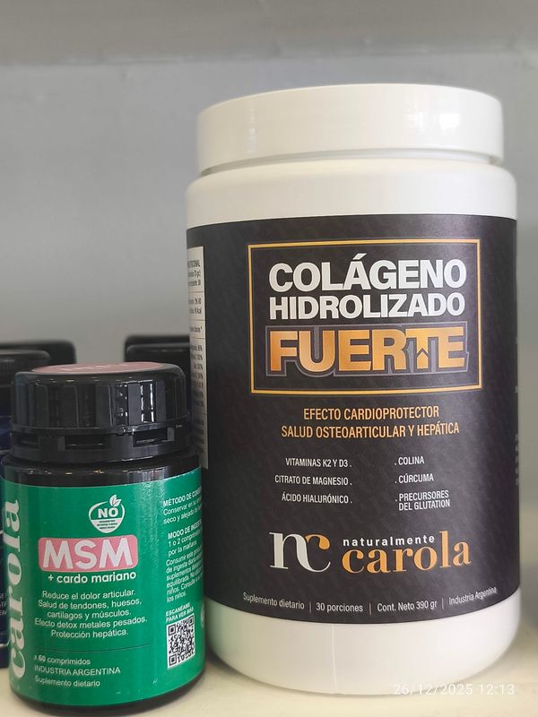 COMBO COLAGENO FUERTE + MSM CARDOMARIANO