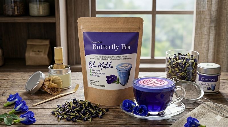 Butterfly Pea x 30 gr Matcha Azul