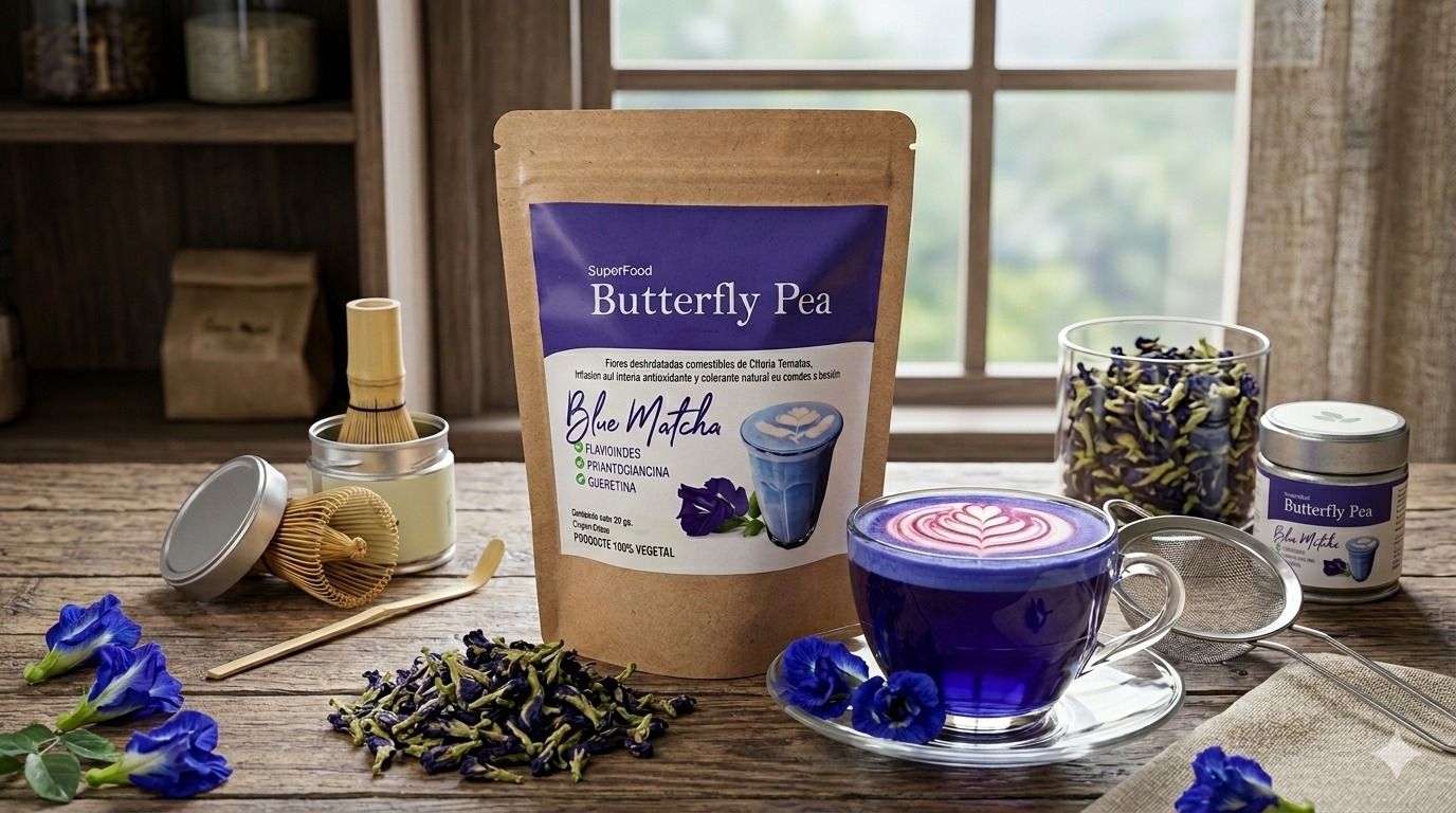 Butterfly Pea x 30 gr Matcha Azul