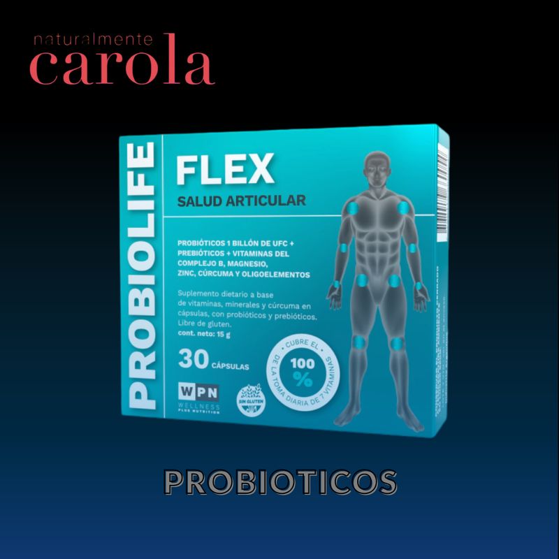 PROBIOTICO FLEX WPN 30caps. PROBIOTICO FLEX WPN 30caps.