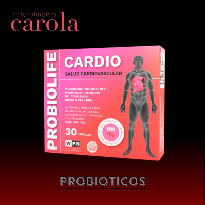 PROBIOTICO CARDIO WPN 30caps. PROBIOTICO CARDIO WPN 30caps.