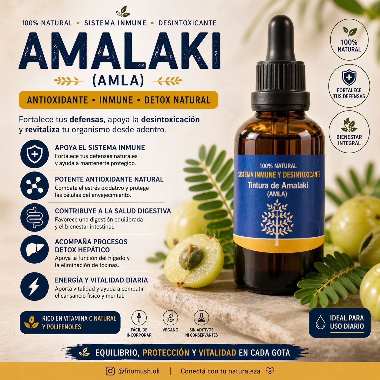 AMALAKI. Tónico rejuvenecedor