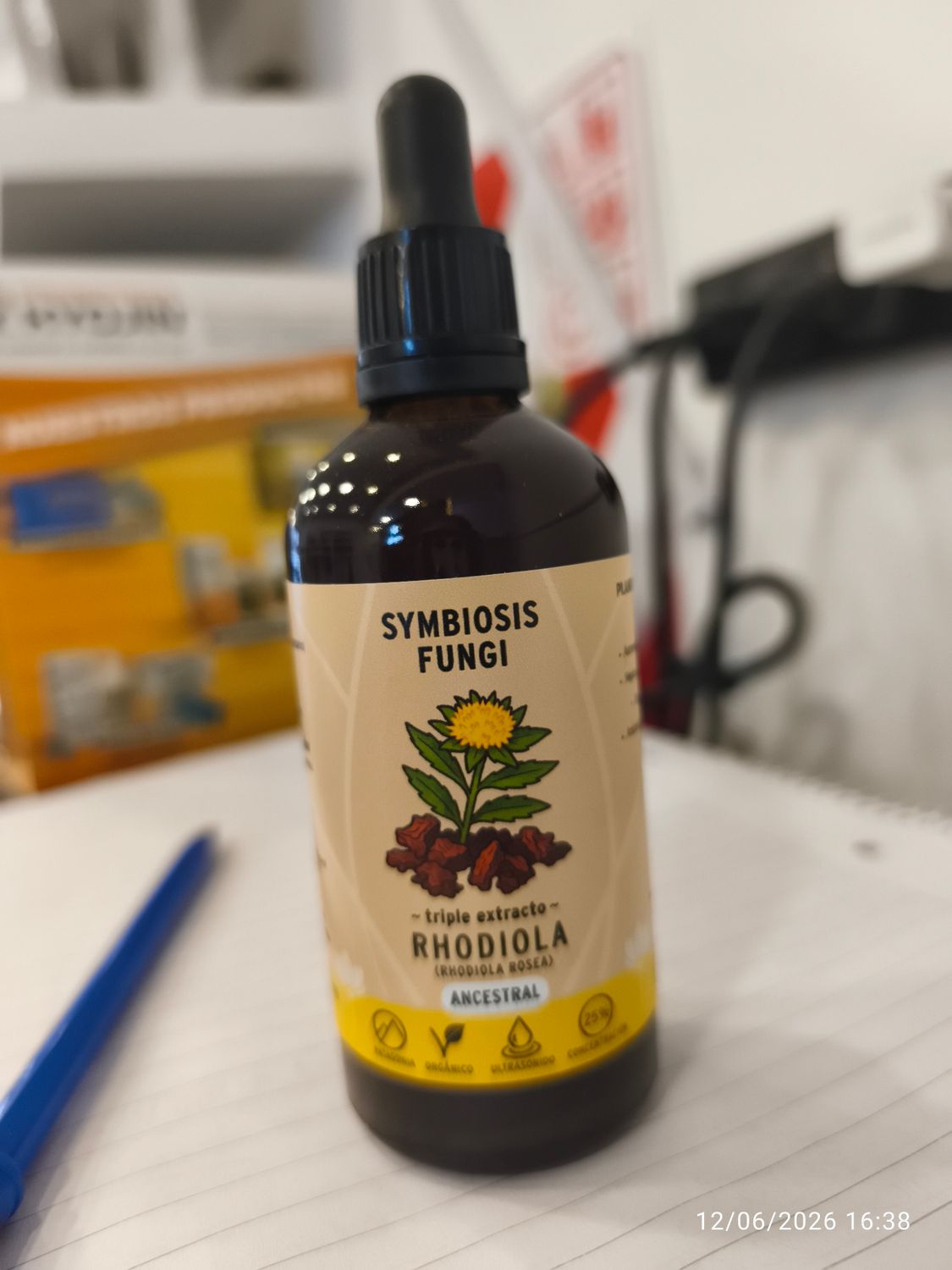 RHODIOLA ORGANICA Liquida  X100 ml.