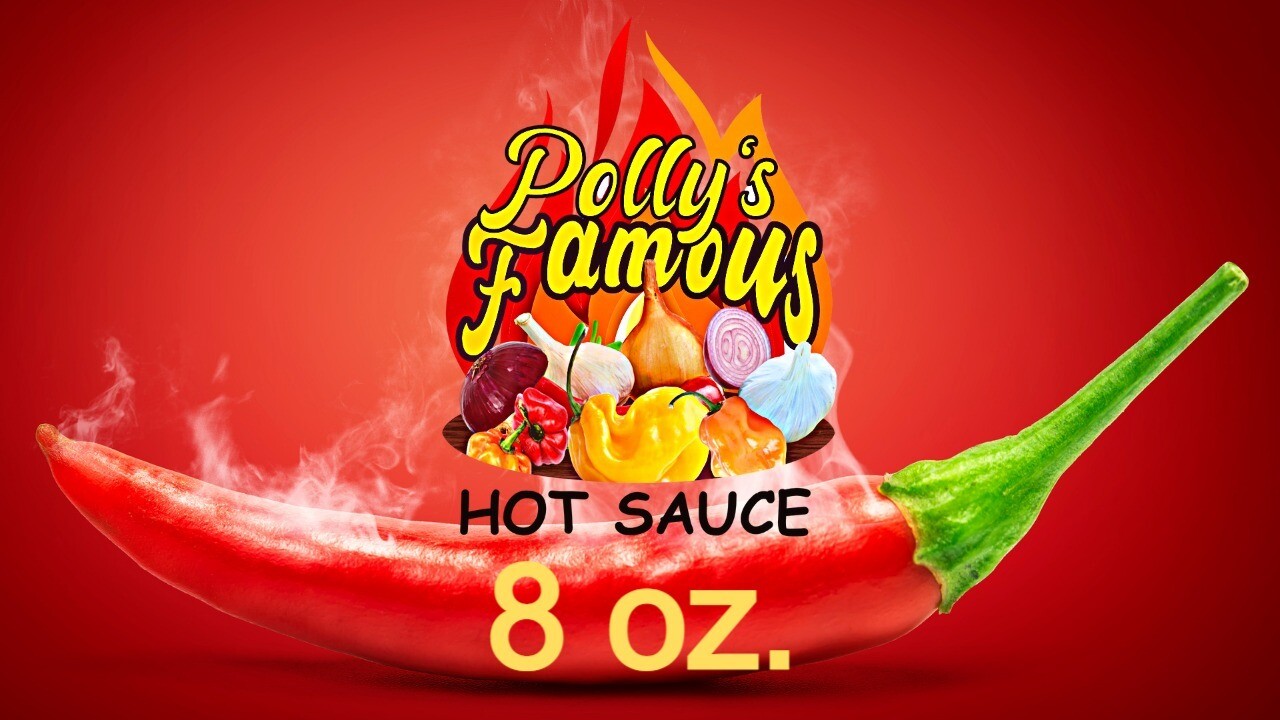 Polly's Famous Hot Sauce - 8 oz