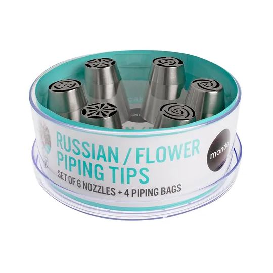 Russian Piping Tips Set (10 pcs)