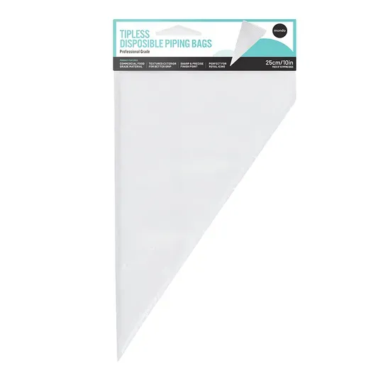 pack of tipless piping bags 10&quot;