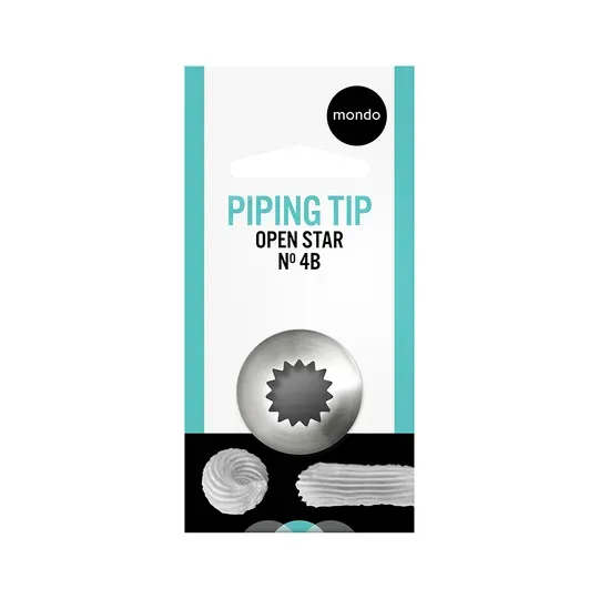 Piping Tip - Open Star #4B