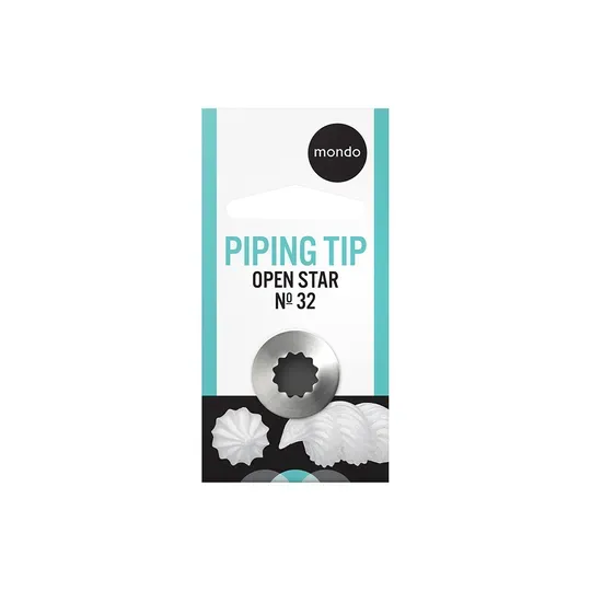 piping tip open star 32