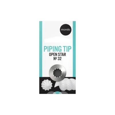 piping tip open star 32