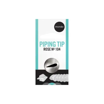 piping tip rose 104